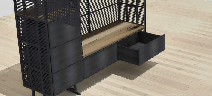 "Push-to-open"-Schuhblade